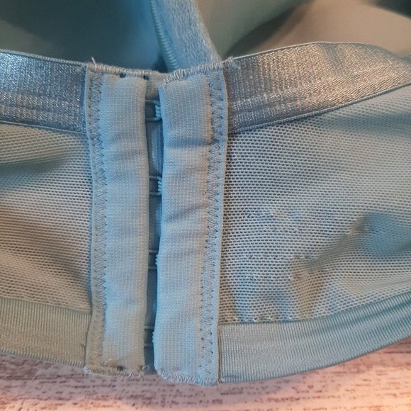 40DDD Aqua Blue Teal Cacique Bra Light Padding Underwire Full Coverage - Picture 5 of 8